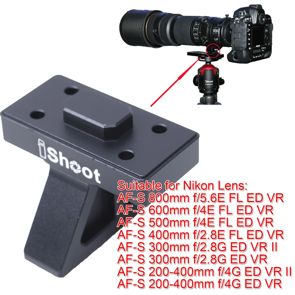 

Lens Collar Support Foot Tripod Mount Ring Stand Base for Nikon AF-S 300mm f/2.8G ED VR & II , AF-S 200-400mm f/4G ED VR & II