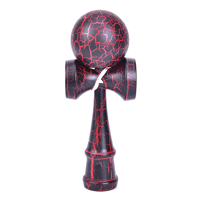 Деревянный шар Kendama PU краска 20 см струны профессиональные игрушки для взрослых досуг спортивная игрушка для игр на открытом воздухе - Цвет: BD