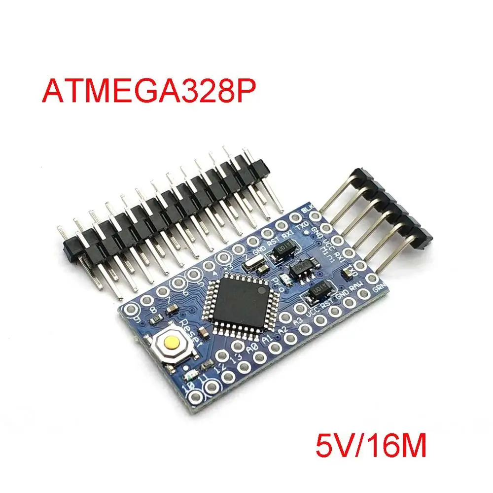 С Загрузчиком Pro Mini ATMEGA328P 328 мини ATMEGA328 3,3 В/8 МГц 5 В/16 МГц для Arduino ATMEGA328P модуль - Цвет: 5V16MHz
