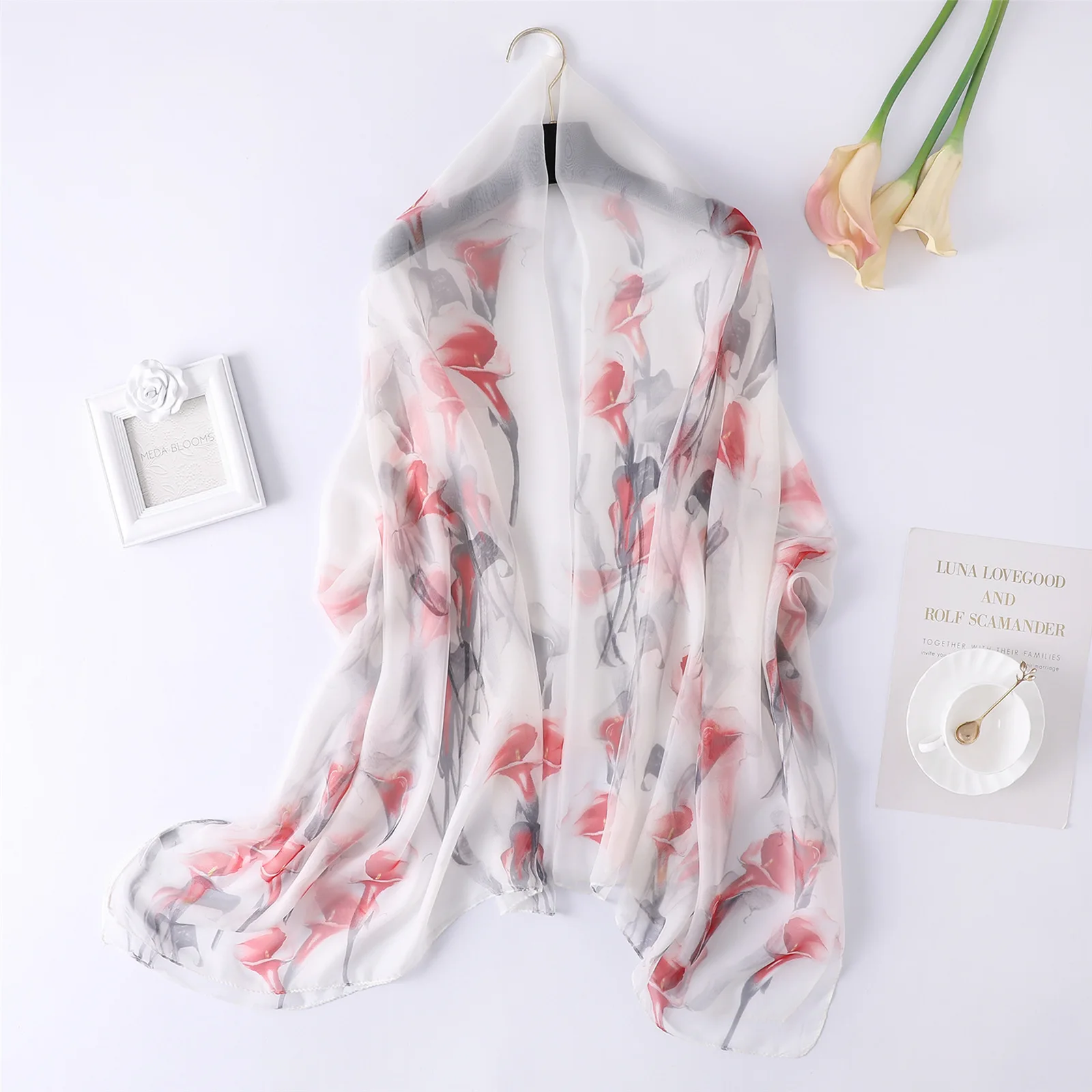 

Fashion designer brand 2019 women scarf summer silk scarves shawls and wraps lady big size pashmina hijabs foulard beach stoles