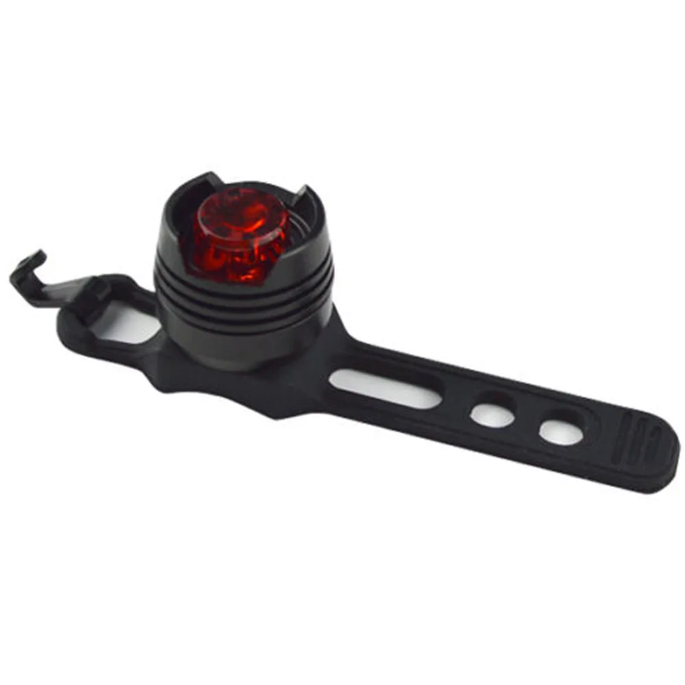 ISHOWTIENDA Bike Light Battery 2 Pack BikeRed LED Rear Light 3 modes