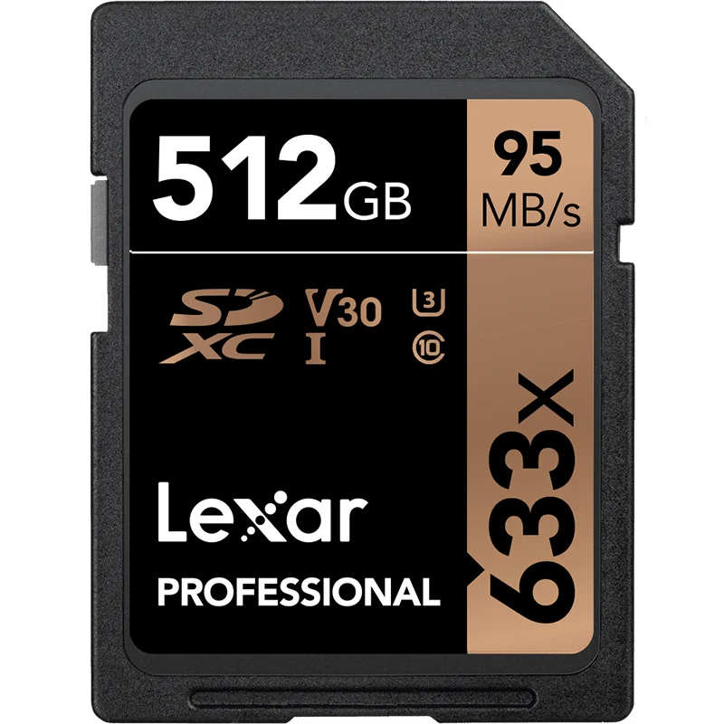 Скидка 50%! Lexar 95 м/с 256 ГБ 512 профессиональная SD SDXC карта U3 64 32 16 SDHC C10 633X памяти для