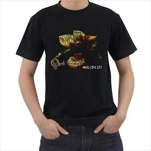 

Normal Cotton T Shirts Opeth Band Orchid O-Neck Men Short Sleeve Comfort Soft Shirt