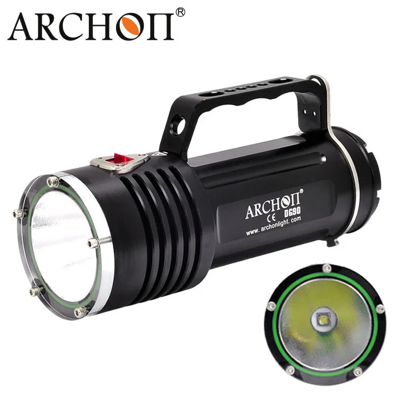 Портативные фонарики карманный фонарик для дайвинга ARCHON DG90 WG96 светодиодный
