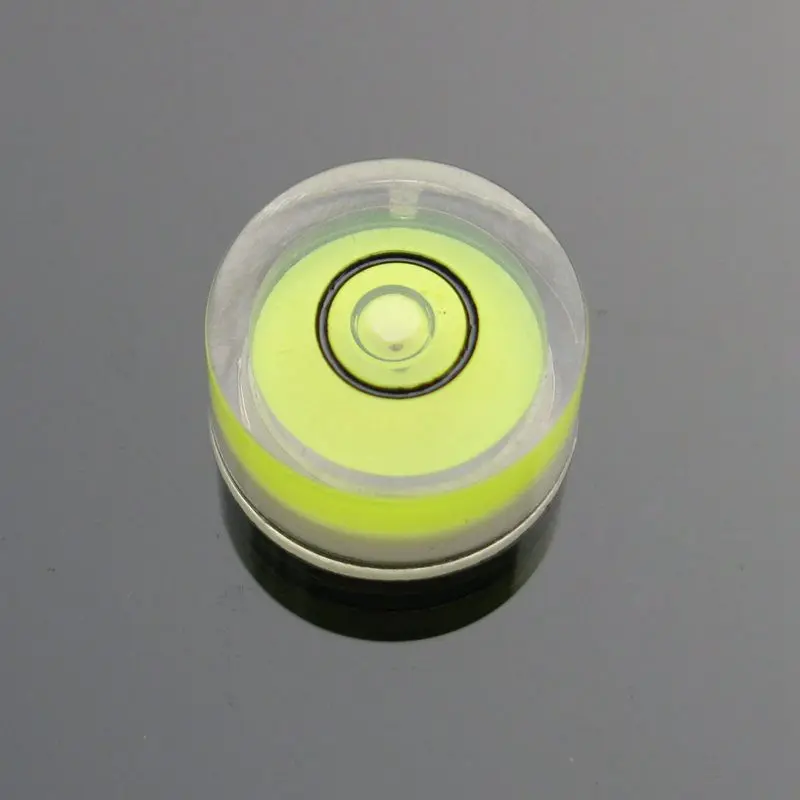 HACCURY 12 6mm Plastic Universal level Circular Mini bubble level bubble spirit level font b measurement