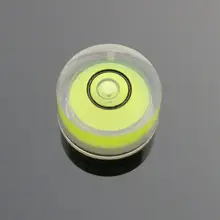 HACCURY 12 6mm Plastic Universal level Circular Mini bubble level bubble spirit level measurement instrument
