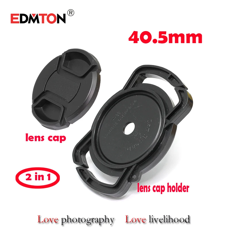 EDMTON 40 5 мм защелкивающаяся передняя крышка объектива + Держатель для Sony Nex 5R 5T 6 NEX5R