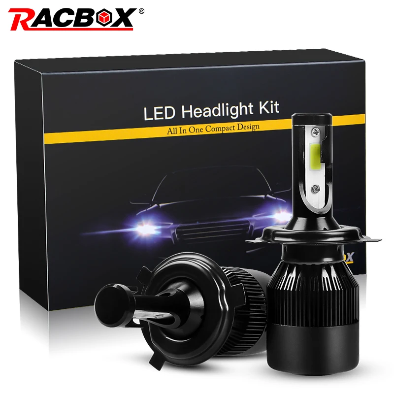 RACBOX 72w LED Car Headlight Super Bright H1 H3 H7 H4 H8/H9/H11 H13 9005 HB3 9006 HB4 9004 9007 9012 880 881 5202 Fog Bulb Lamp RACBOX 72w LED Car Headlight Super Bright H1 H3 H7 H4 H8/H9/H11 H13 9005 HB3 9006 HB4 9004 9007 9012 880 881 5202 Fog Bulb Lamp
