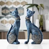 Figurine Decorative Resin Cat statue for home decorations European Creative wedding gift animal Figurine home decor