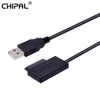 CHIPAL-Adaptador convertidor USB 2,0 a Mini Sata II 7 6 13pin, Cable estilo estable para ordenador portátil CD/DVD ROM, unidad Slimline HDD CADDY ► Foto 1/6