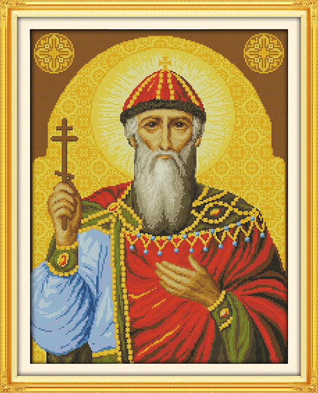 

Religious figure(2)DMC home decor people cotton Cross Stitch kits 14ct white 11ct print embroidery DIY handmade needlework wall