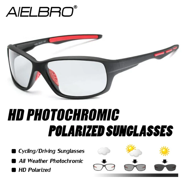 US $4.49 Sport Photochromic Polarized Glasses Fishing Eyewear Bicycle Glass MTB Bike Riding Fishing Hiking S