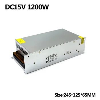 

Transformer 110v 220v AC to DC 15V 80A 1200W Single Output Switching power supply Power Supplies driver For Camera Router