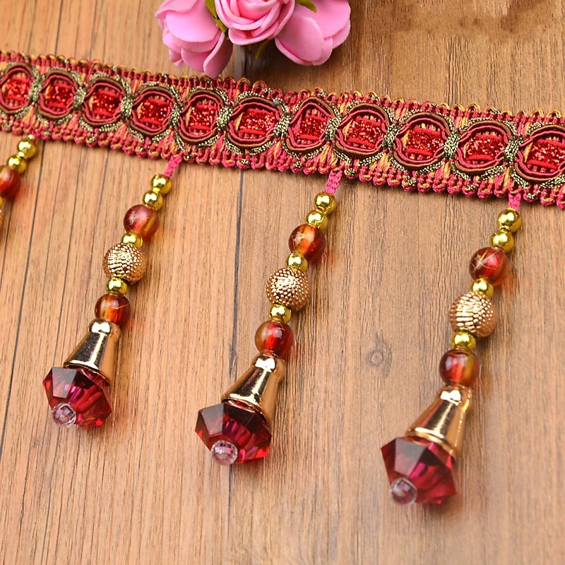 12M Europe beads Curtain Hanging Ball Tie Back Straps Holders Accessories Home Decoration | Дом и сад