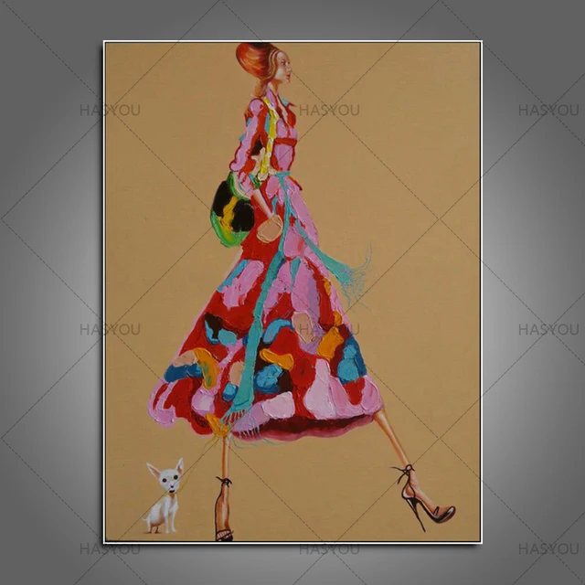 handpainted oil painting on canvas gold modern abstract art painting