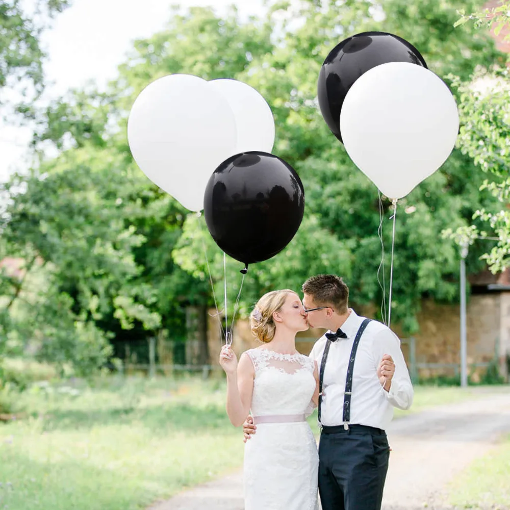 QIFU черно-белый воздушный шар Свадебный шар для невесты свадебный душ свадебный гелиевый баллон вечерние балон Свадьба балон гелий