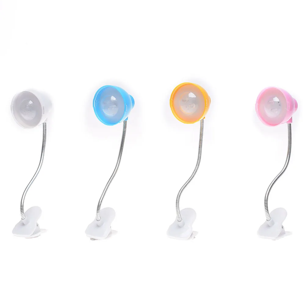 

New 2018 Mini Table Lamp Portable Travel Camp Book Reading Light LED Clip On Booklight Hot Sales