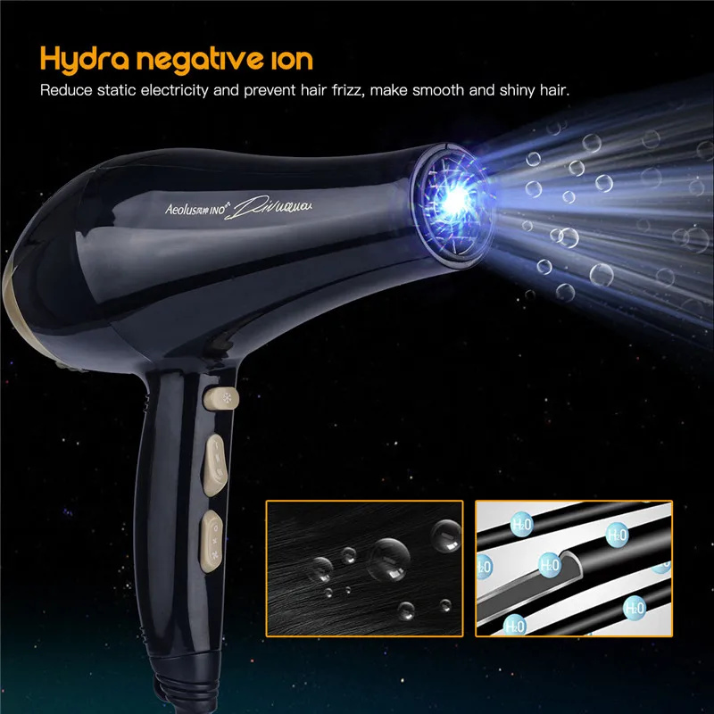 

Hair Care Salon Styling Tools Curly Hair Dryer Diffuser Fast Dry Hair Blow Blower Dryers Negative Ions Hairdryer Ultra-quiet