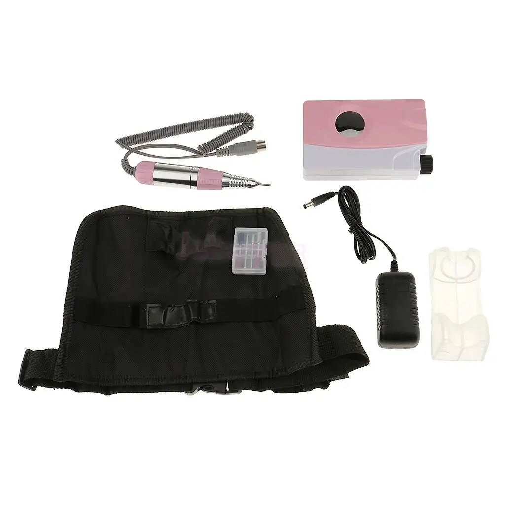 

Pen Shape Electric Nail Drill Manicure Filer Kit Nail Polish Machine set with 6 Acrylic Gel Remover Pedicure Tools