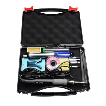 

Eruntop 936D 60W Digital Display Adjustable Temperature Electric Soldering Iron Welding Solder Irons Kit