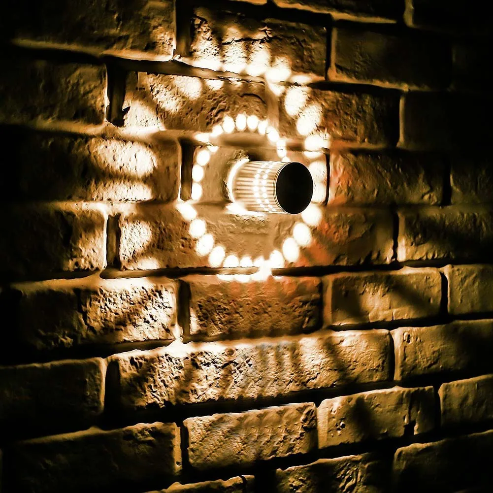 Lampada da parete a effetto LED a spirale con foro a spirale RGB con  telecomando lampada da parete colorata per la decorazione della casa KTV  della hall del Bar del partito -