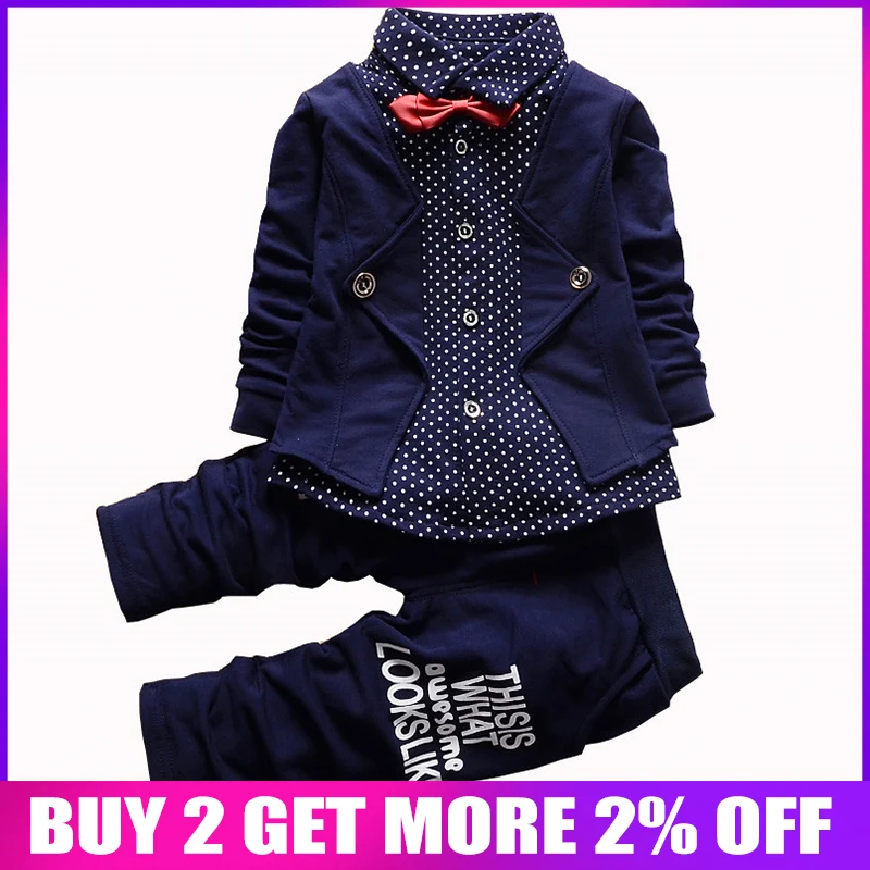 

BibiCola Baby Boys Girls clothing set Fashion Sport Clothes Children Spring Boys Clothing Set Children Clothes Suit boys clothes