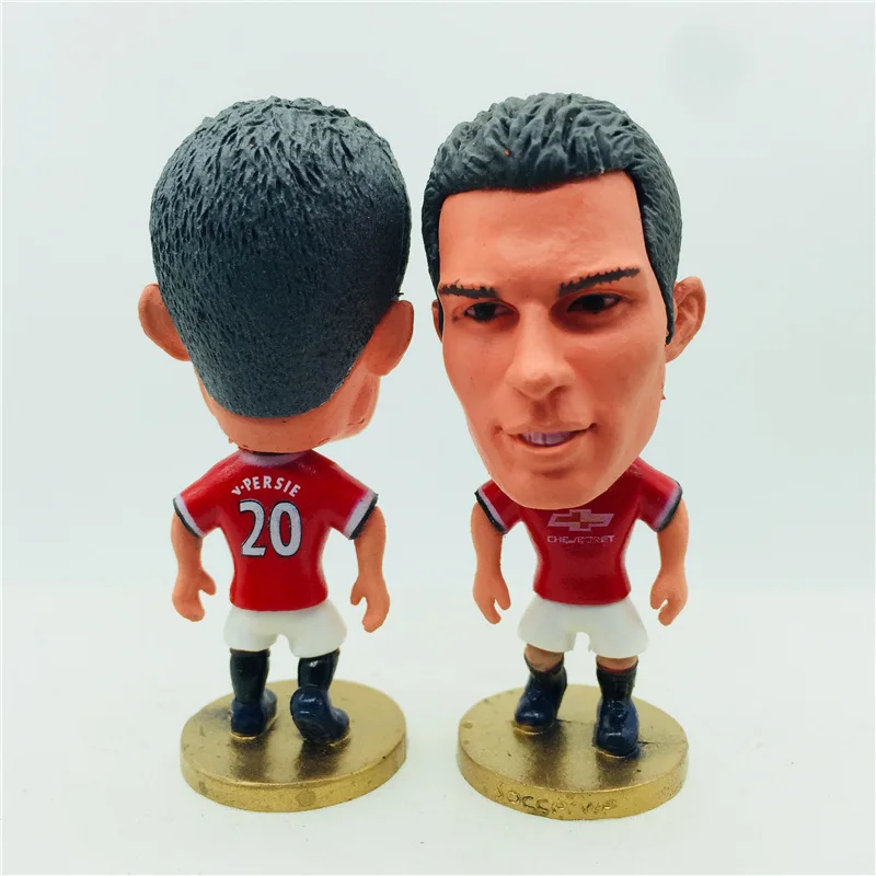 

Soccerwe Robin Van Persie Doll M United20# Football Team 2014 Season Red Kit Striker Figurine 2.6 Inches Height