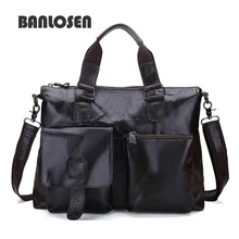 Новые мужские деловые сумки, сумки-мессенджеры, сумка из натуральной кожи, мужской портфель, модная Высококачественная брендовая дизайнерская сумка на плечо YS1444