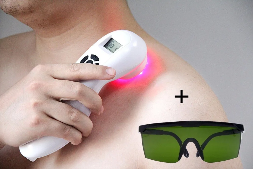 

Rechargeable portable lllt 810nm 650nm cole level laser therapy pain relieve device handy Infrared Treatment wound healing CE