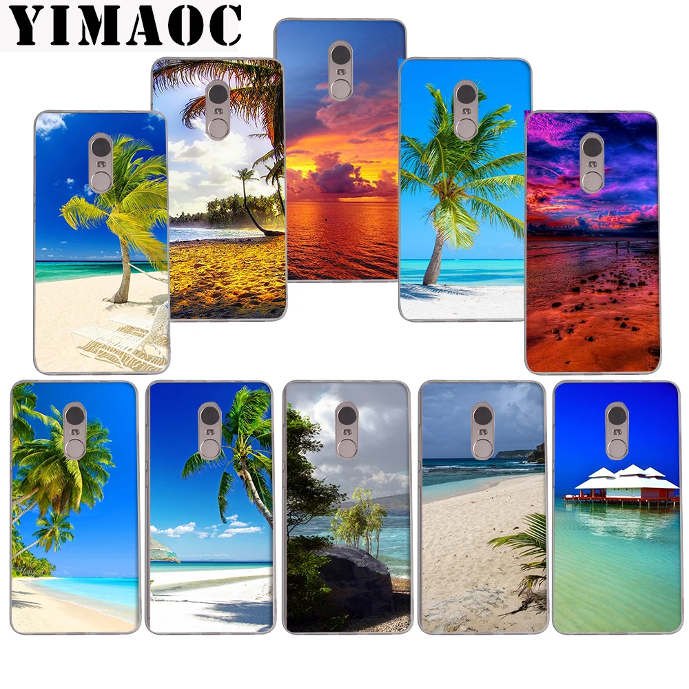 

YIMAOC 69z Beach summer Soft Case for Xiaomi Mi a1 a2 f1 6 8 lite se mix 2s Redmi 5 6 6a S2 Plus 5A Note 5 6 Pro 4 X