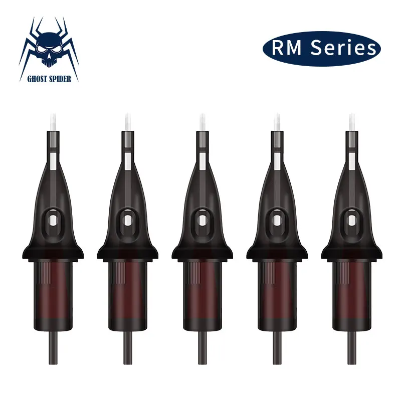 

GHOST SPIDER 20PCS RM Series Disposable Semi-Permanent Makeup Tattoo Cartridge Needles Tattoo Machine Gun Supplies