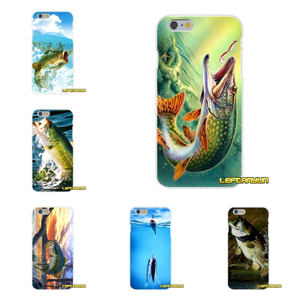 Bass Fishing Sunset Fisherman Soft Silicone phone Case For Sony Xperia