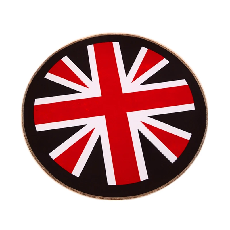 

Retro Britain flag Large Rugs Round Carpets Area Rug For Living Room Computer Chair Sofa Table Bedside Carpet Outdoor Floor Mat