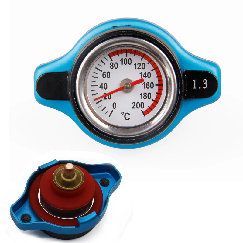 

Universal 1.3 Bar Thermo Thermostatic Radiator Cap Cover Water Temperature Gauge