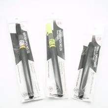Zig kuretake pincel canetas cartoonista recarregáveis canetas caligrafia científica pincel preto desenho em quadrinhos scriptliner japão