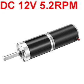 

Uxcell High Quality 1PCS DC 12V 5.2RPM Planetary Motor w Carbon Brush Gearbox Speed Reducer 36mm Diameter DIY Great Replacement