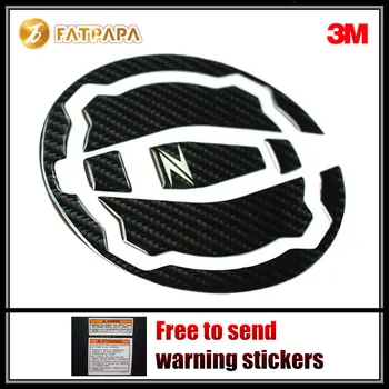 

Z650 Z900 Motorcycle 3D Carbon Fiber Tank Gas Cap Pad Filler Cover Sticker Decals Fit For KAWASAKI Z900 Z650 2017