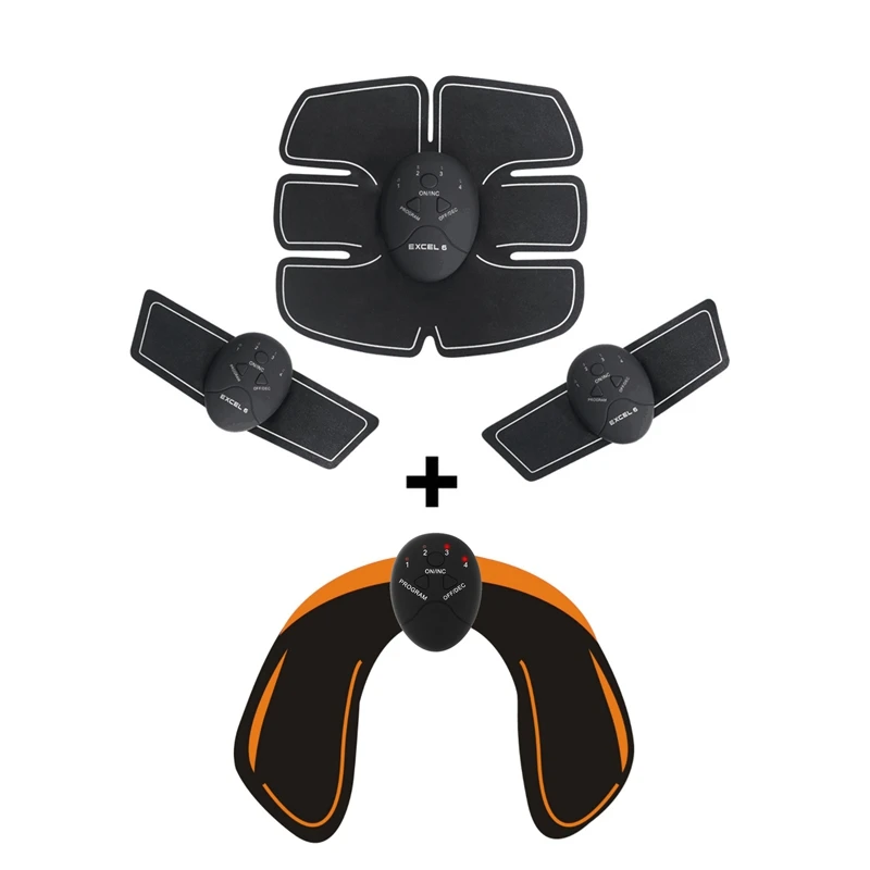 

New Customized Muscle Stimulator Body Slimming Sticker Arm (Hip) Abdominal Exerciser Training Device Body Building Tool