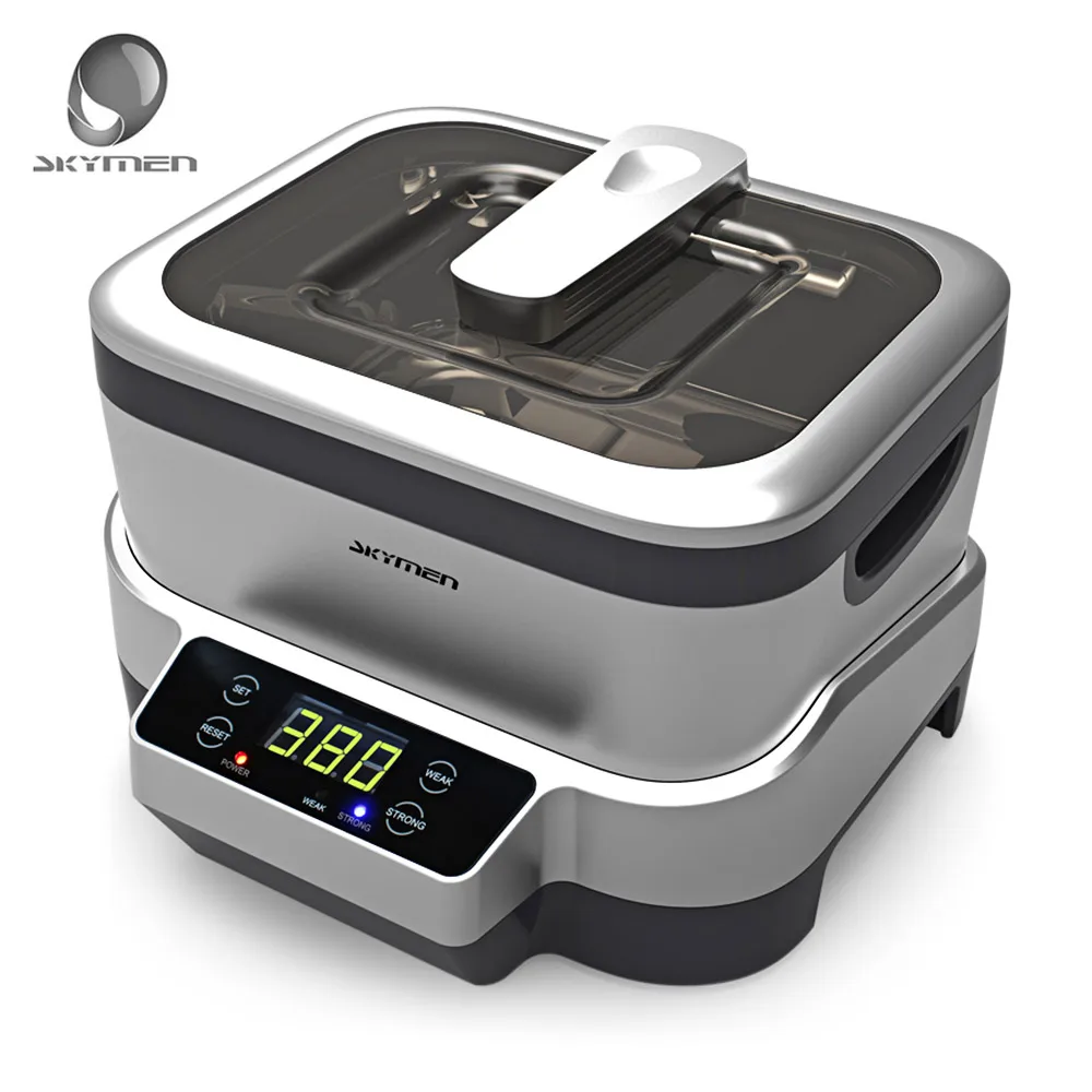 

SKYMEN 1.2L Digital Ultrasonic Cleaner Basket Sterilizer Cleaner Sterilizing Nail Tools Disinfection Machine Intelligent Cleaner