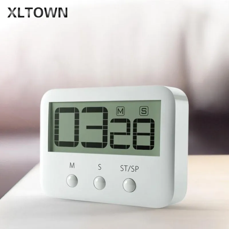 

XLTOWN High Quality Positive and Negative Timer Kitchen Cooking Fitness Multifunction 3A battery power LED display Timer
