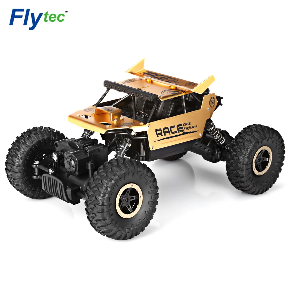 

Flytec 9118 1/18 RC Car 4WD 2.4GHz Rock RC Alloy Crawlers Rally climbing Car Bigfoot Car Remote Control Model Off-Road