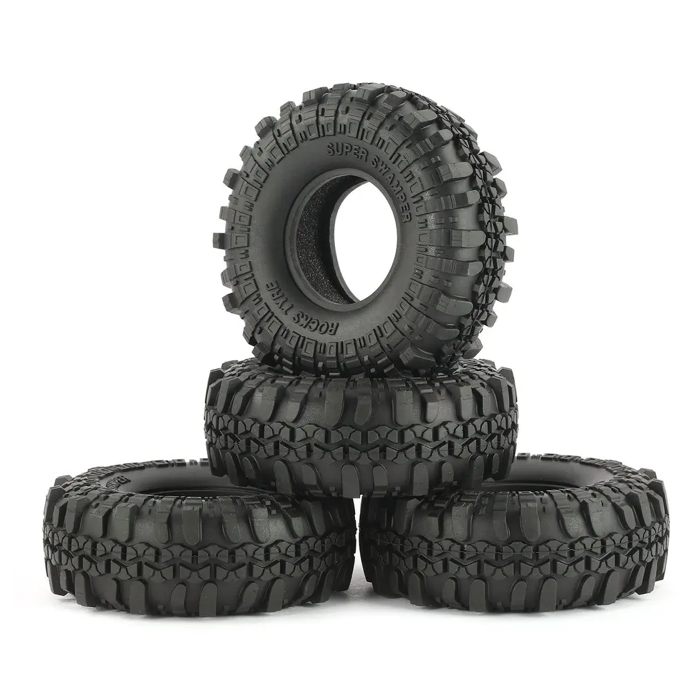 

Hot! 4 Pcs RC Car Tires 1.9 Inch 110mm Rubber 1/10 Rock Crawler Tires Tyre for D90 SCX10 AXIAL RC4WD TF2 RC Car Model Parts&Accs