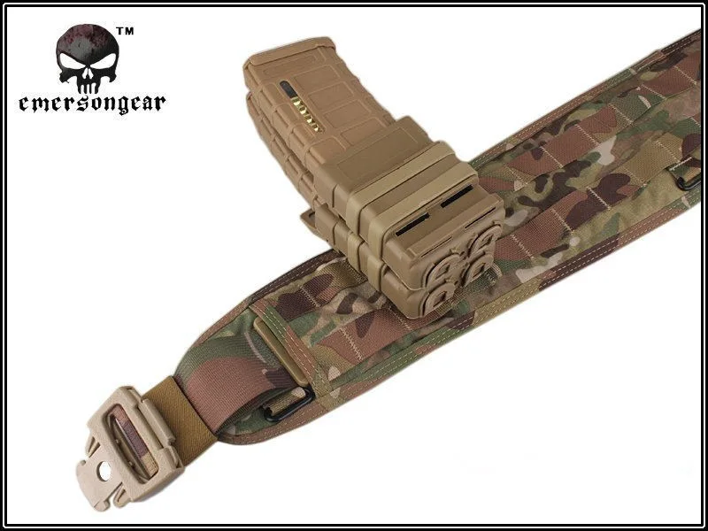 EMERSON LBT1647B Стиль ремень с крючком Airsoft Пейнтбольная Wargame Мультикам EM9012Waist Поддержка