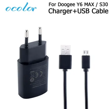 

ocolor For Doogee S30 Y6 MAX Charger And USB Data Cable Plug Charging Head For Doogee S30 Y6 MAX Mobile Phone Accessories