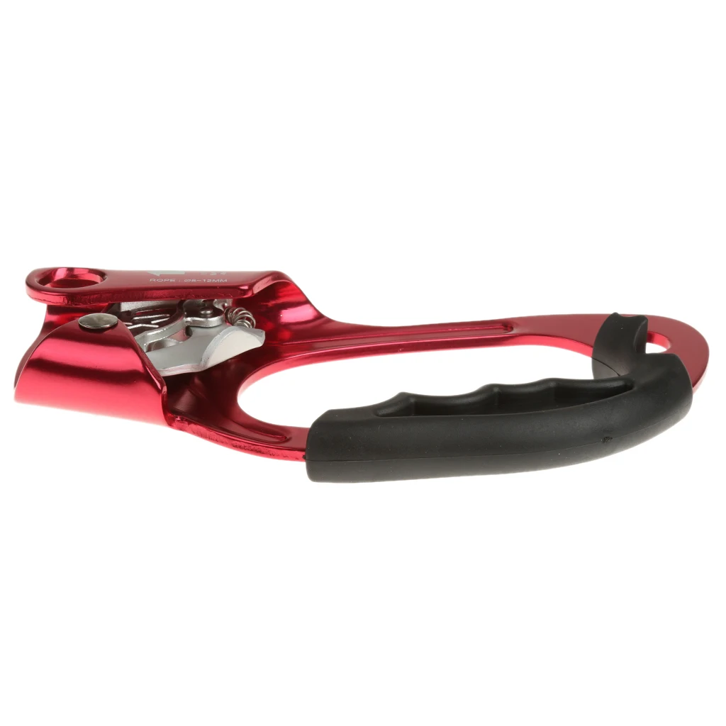 Right/Left Hand Ascender Rock Climbing Tree Arborist Rappelling Gear Equipment Rope Clamp for 8-12MM Rope for climbing hiking