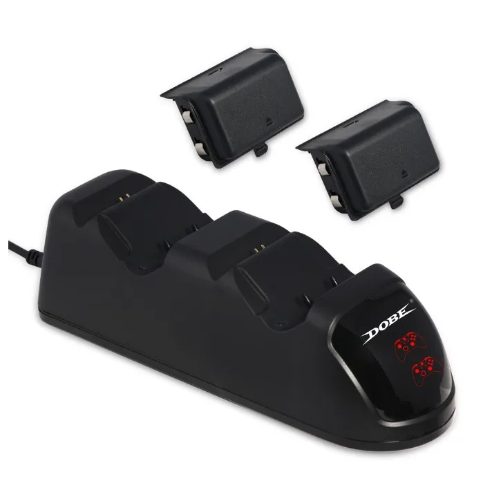 Dual Charging Dock Charger Station with Battery Pack For XBOX ONE / SLIM Controller