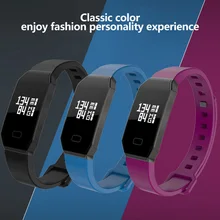 Haoba smart Сердечного ритма браслет Приборы для измерения артериального давления Мониторы смарт-браслет вызова/SMS напоминание трекер активности для здоровья Фитнес