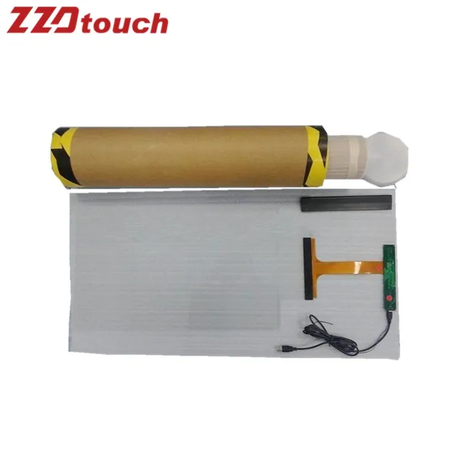 19.5 inch capacitive interactive transparent touch foil film window glass high sensitive multi screen panel magic mirror |