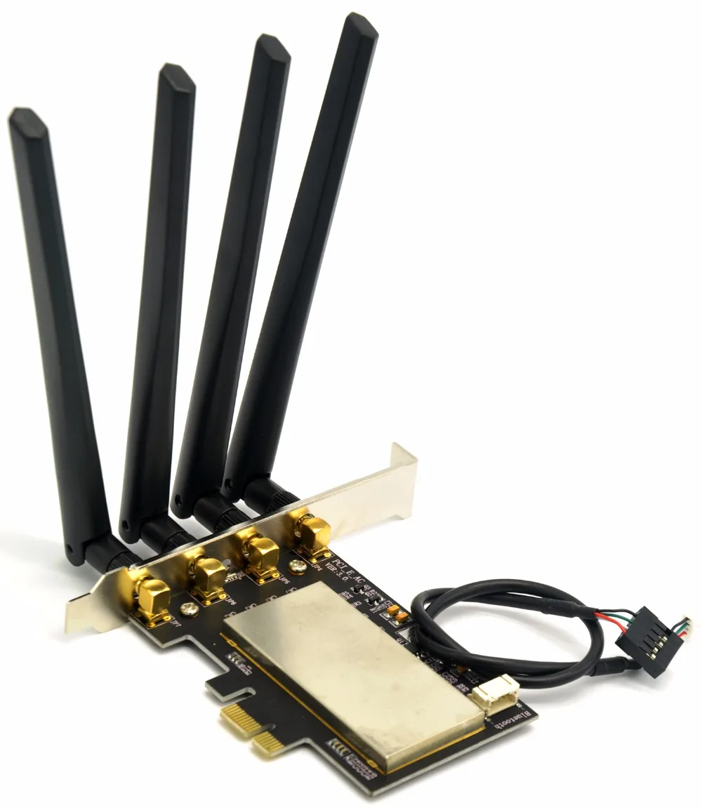 WTXUP для Broadcom BCM94331 BCM94360CD BCM943602CDAX WLAN карта адаптер настольного компьютера PCI Express Apple
