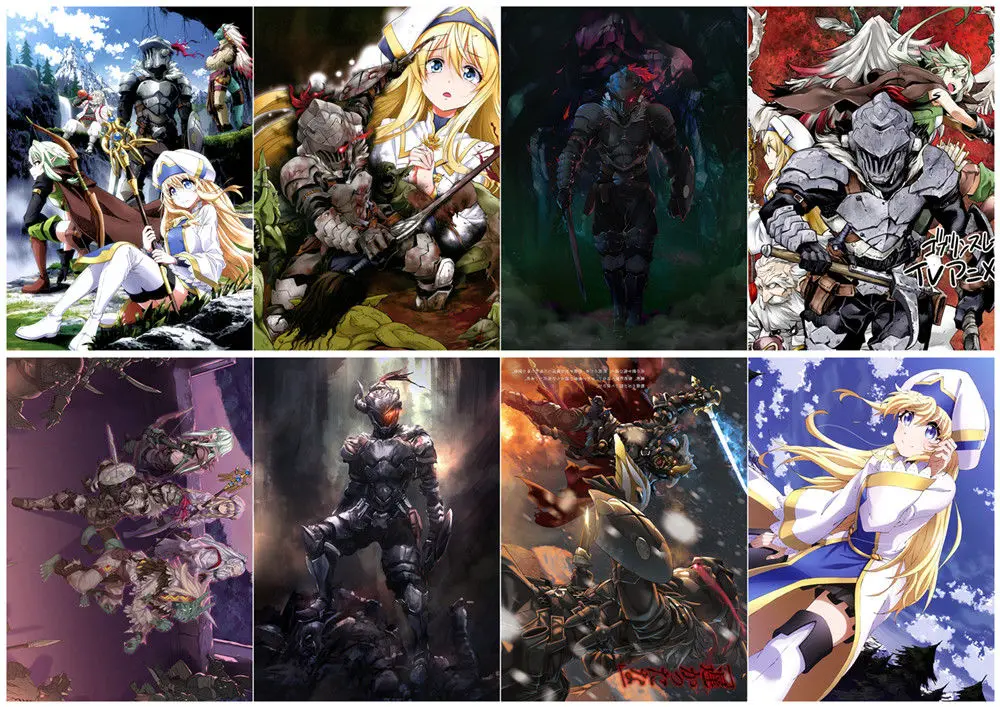 Плакаты из полипропилена аниме Goblin Slayer A3 9 шт. настенный плакат PPP055|Рисование и